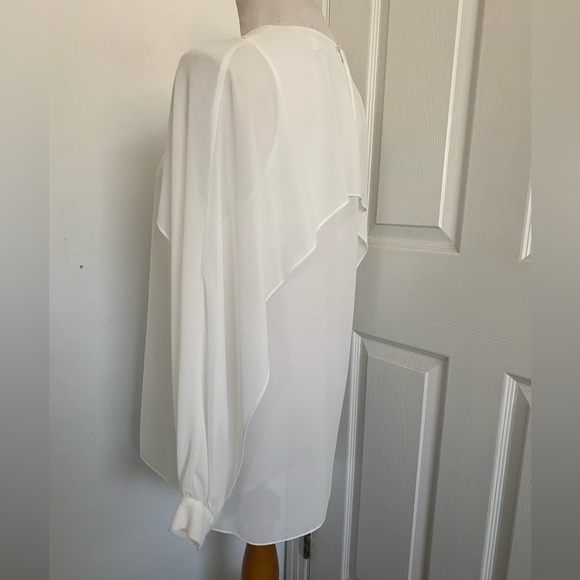 Scapa Lauren Perre Ivory Split Sleeve Blouse - Picture 8 of 12